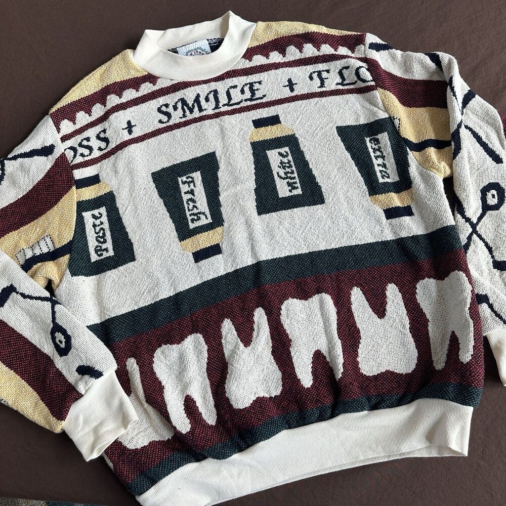 Sugar Street Weavers Dentist Sweater Teeth OS Orthodontist Dental Hygienist